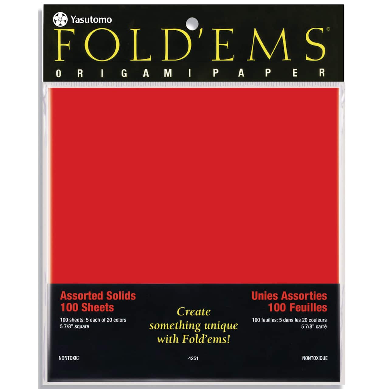 Yasutomo 6'' Traditional Origami Paper, 100 Sheets